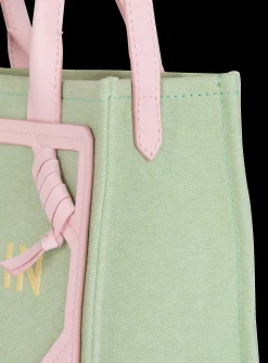 Flash Sale B-Army Small Canvas And Leather Tote Bag Bags
