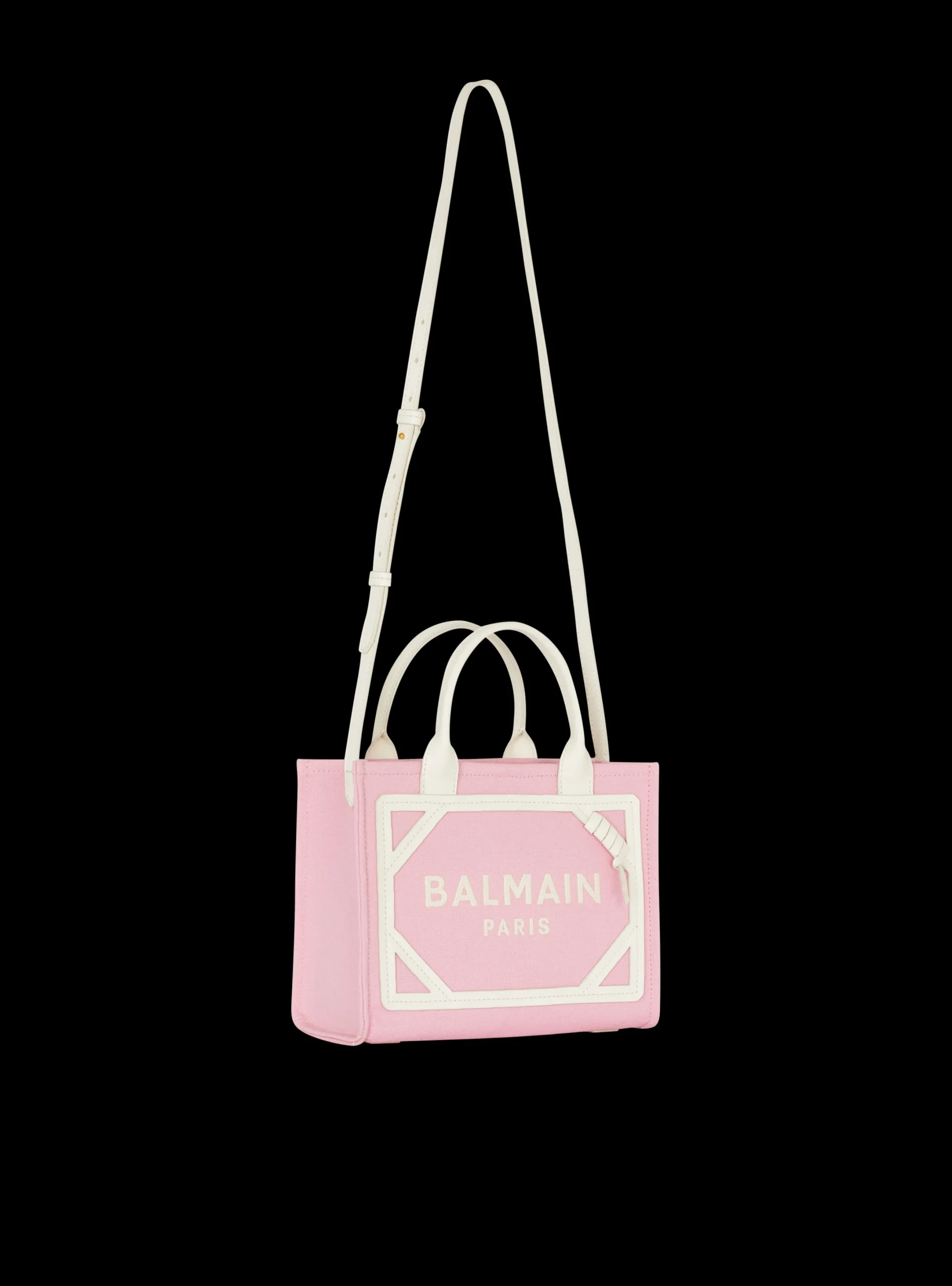 Cheap B-Army Small Canvas And Leather Tote Bag Women Tote Bags|Shoulder Bags