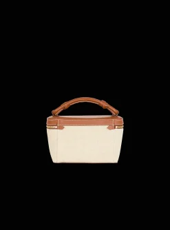 Shop B-Army Vanity Case In Canvas And Leather Women Mini Bags|Crossbody Bags