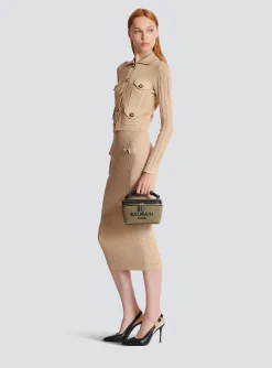 Online B-Army Vanity Case In Canvas And Leather Bags