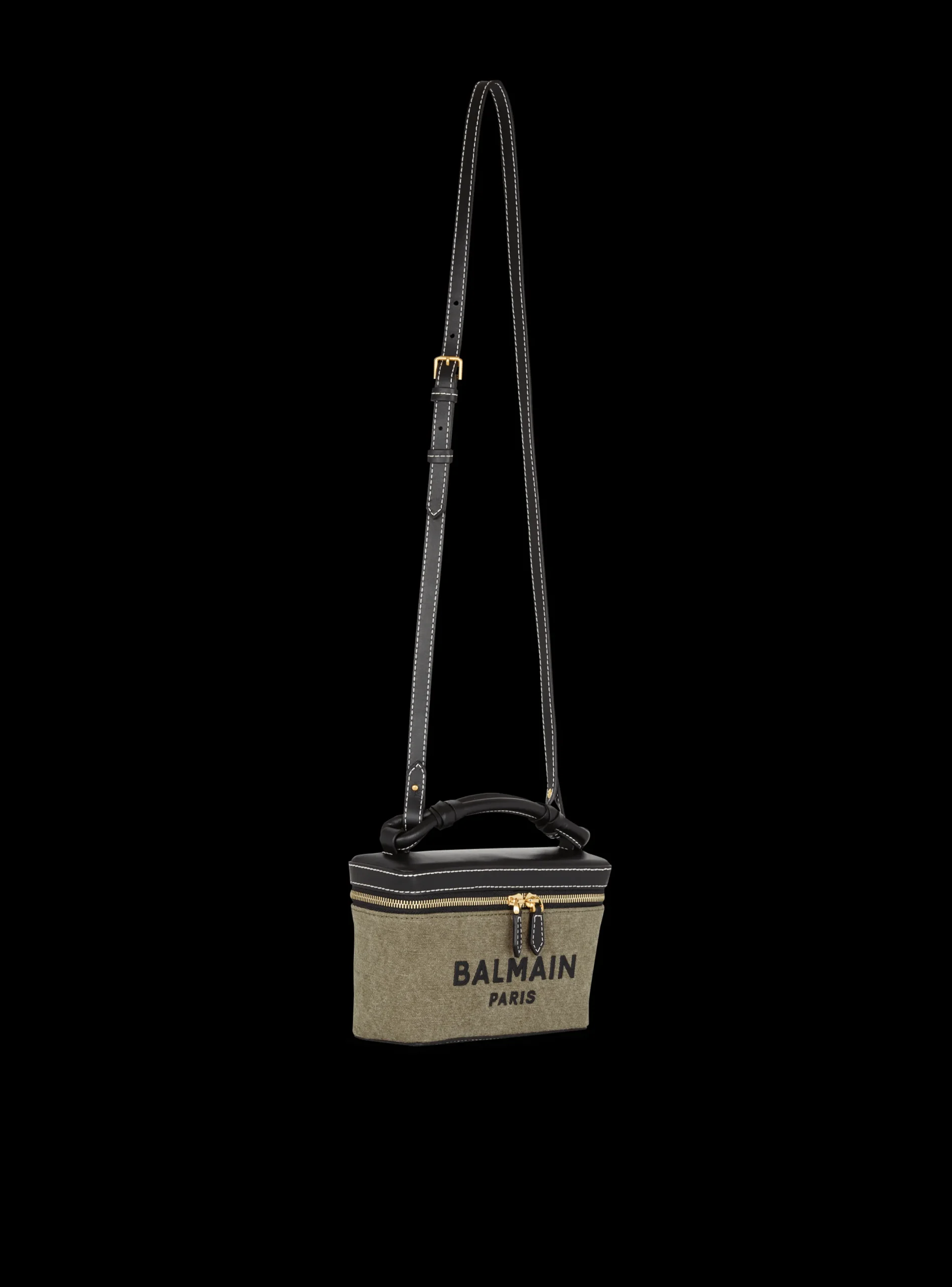 Online B-Army Vanity Case In Canvas And Leather Bags