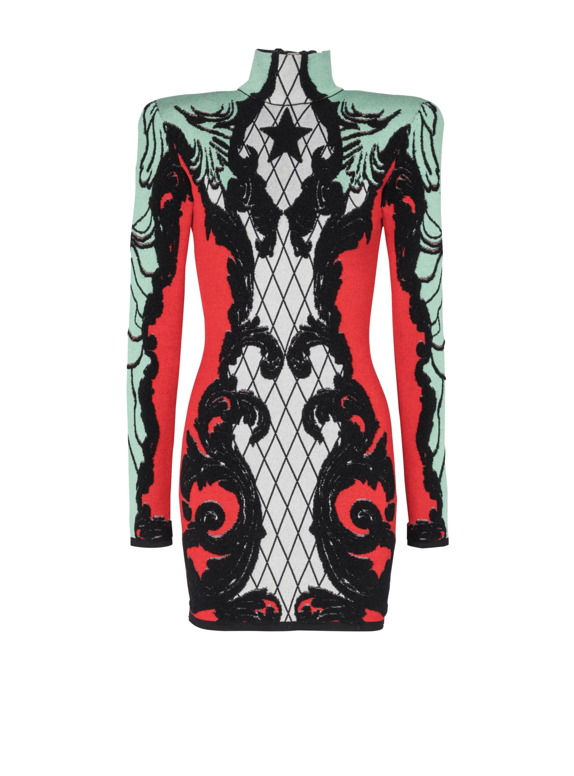 Outlet Baroque Jacquard Dress Women Knitwear|Dresses