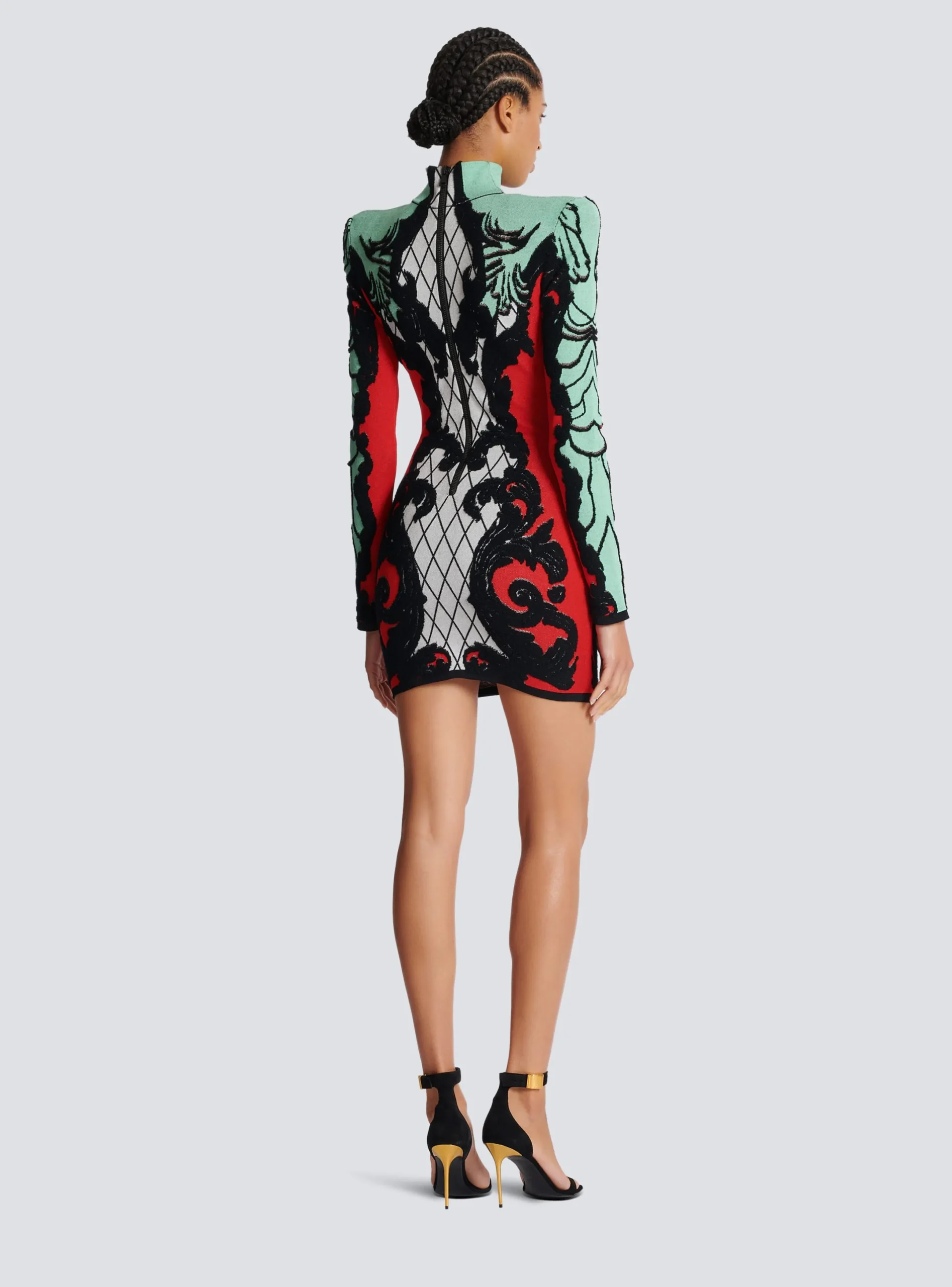 Outlet Baroque Jacquard Dress Women Knitwear|Dresses
