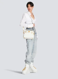 New B-Buzz 23 Bag In Crocodile Effect-embossed Leather Women Shoulder Bags|Crossbody Bags