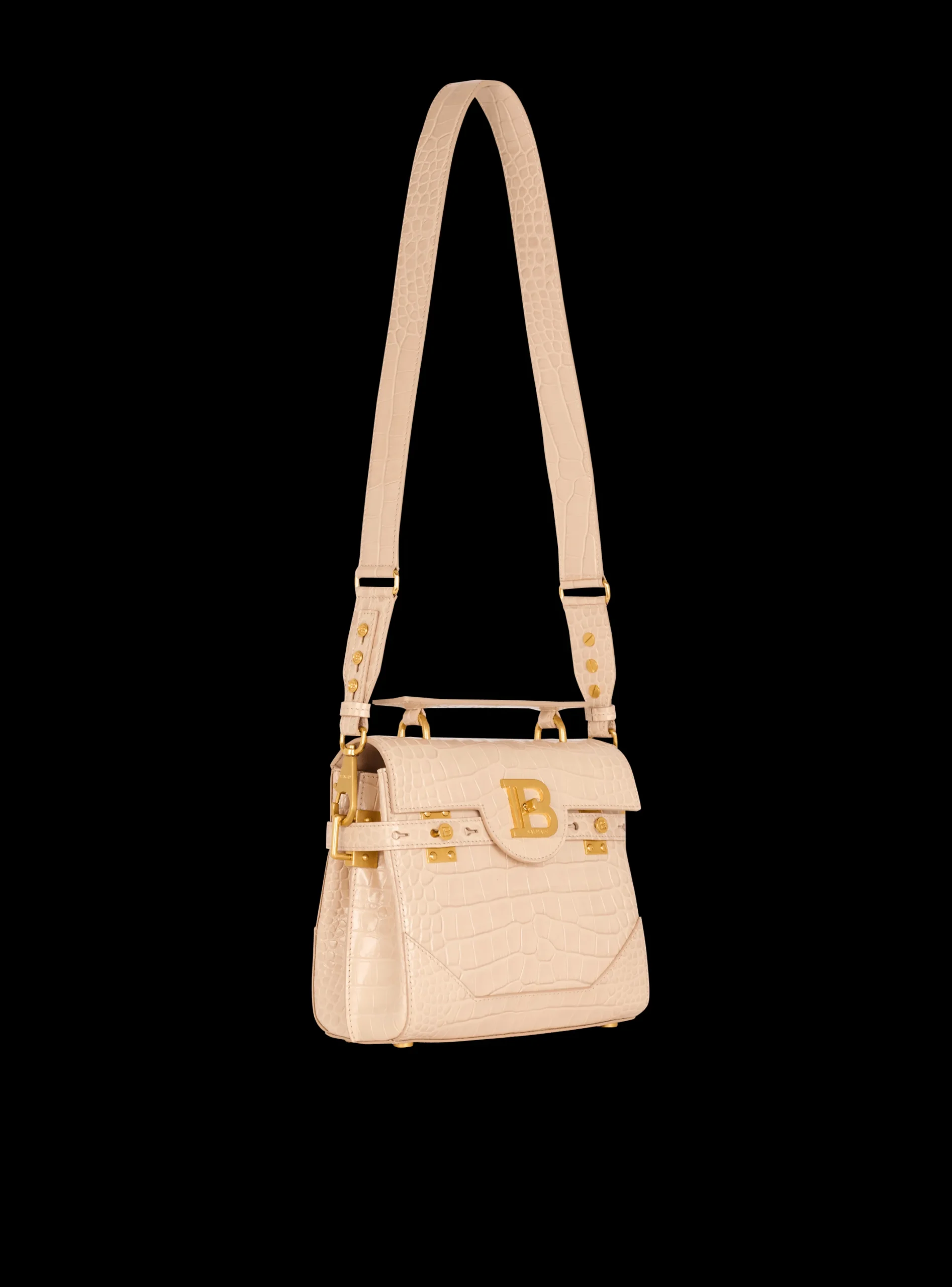 Best B-Buzz 23 Bag In Crocodile-embossed Calfskin Women Shoulder Bags|Crossbody Bags