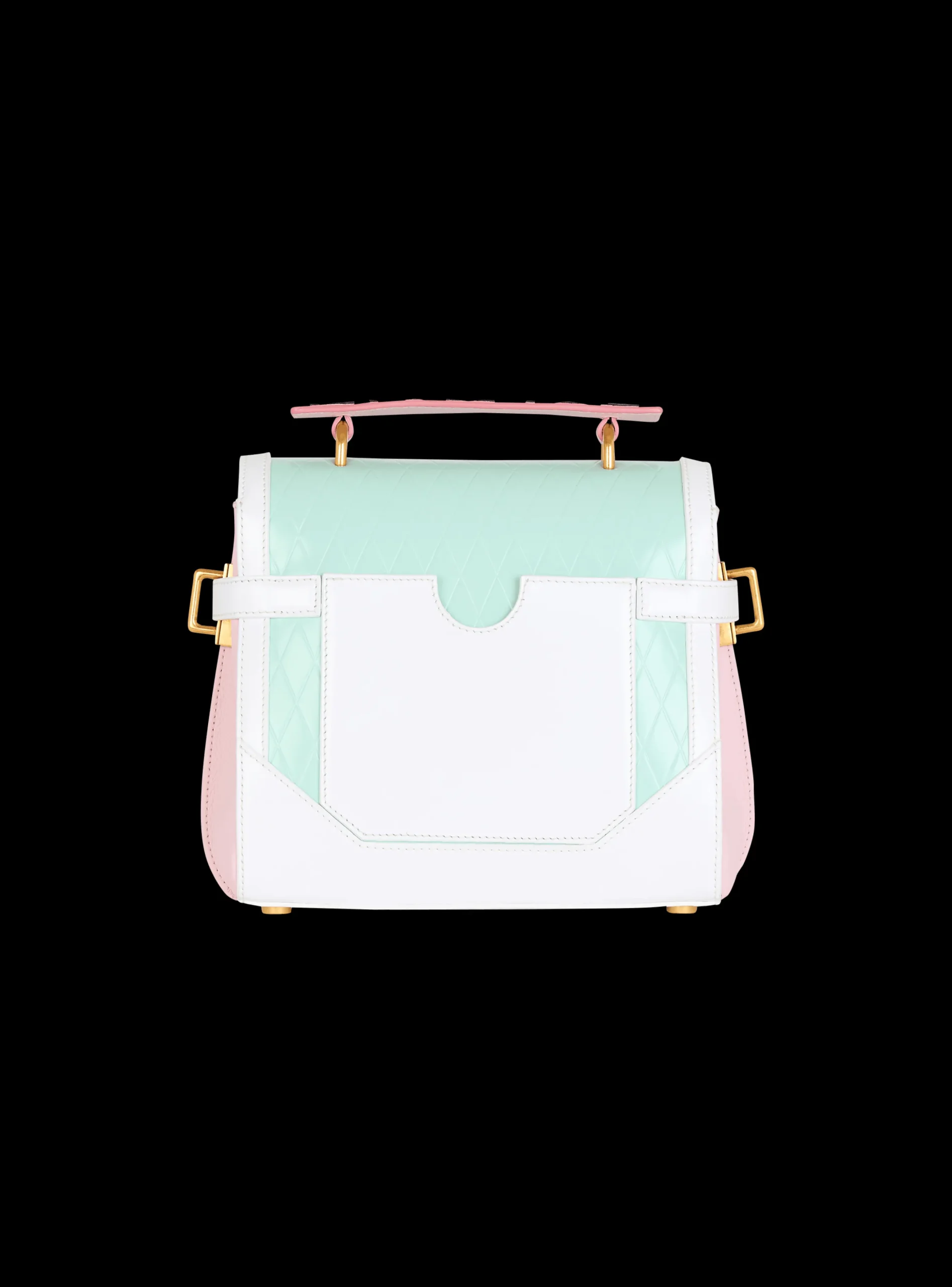 New B-Buzz 23 Calfskin And Postcard Patchwork Bag Women Shoulder Bags|Crossbody Bags