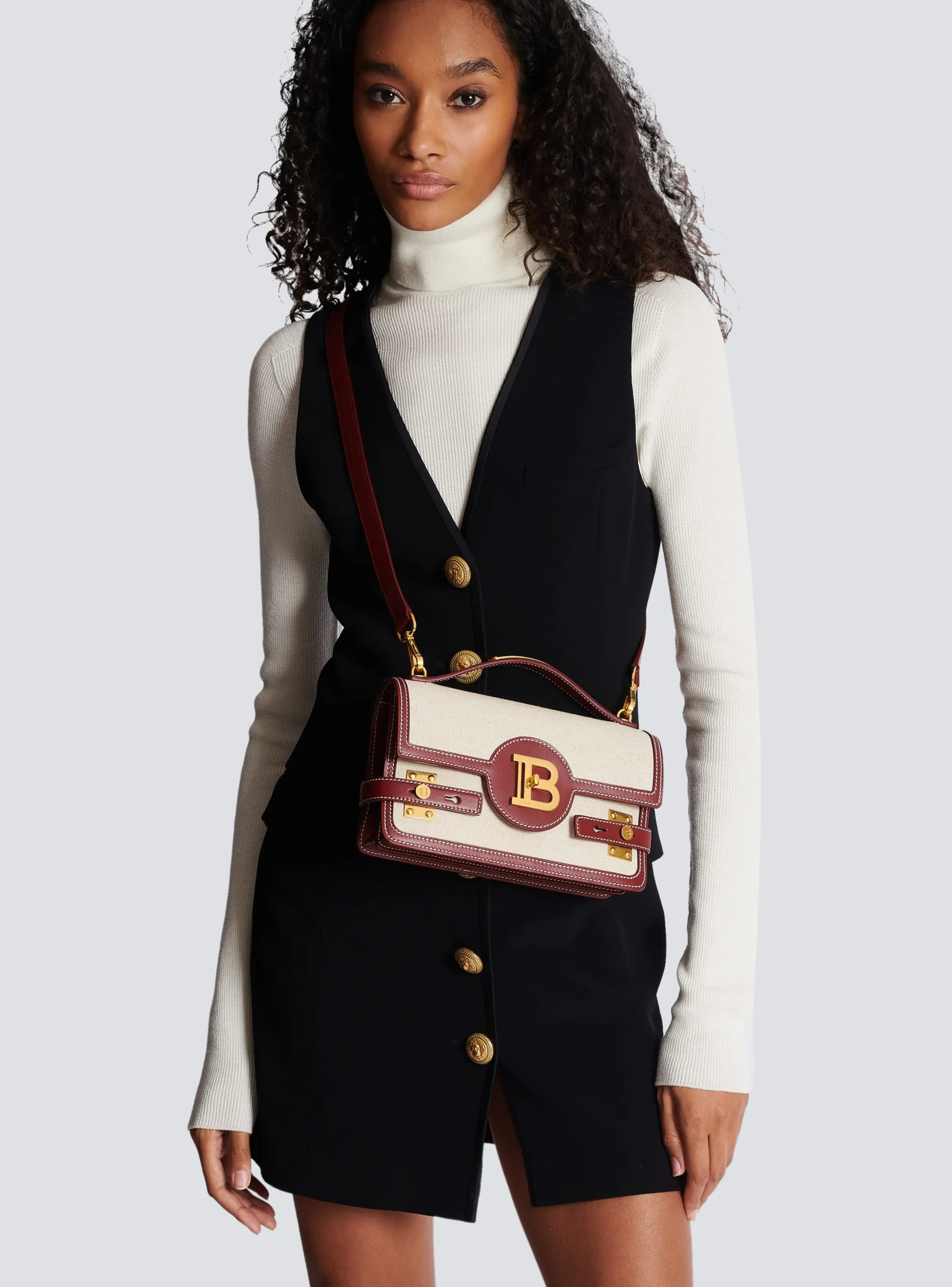 Clearance B-Buzz 24 Canvas And Leather Bag Women Shoulder Bags|Crossbody Bags