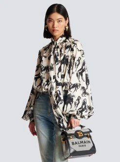 New B-Buzz 23 Canvas And Leather Bag Women Shoulder Bags|Crossbody Bags