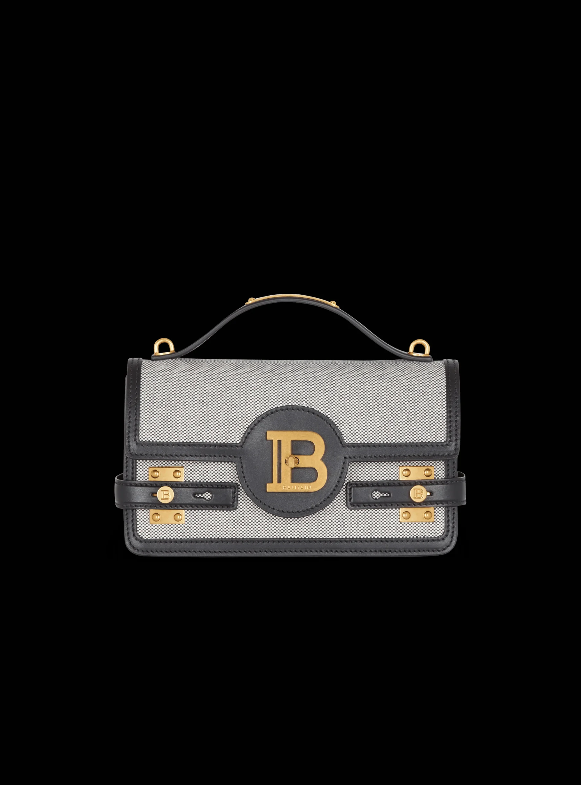 New B-Buzz 24 Canvas And Leather Bag Women Shoulder Bags|Crossbody Bags