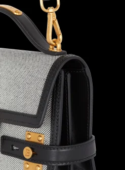 New B-Buzz 24 Canvas And Leather Bag Women Shoulder Bags|Crossbody Bags
