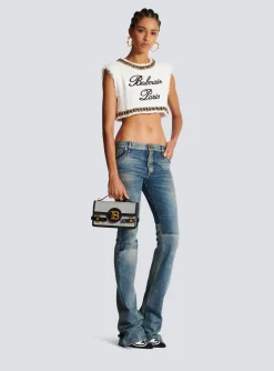 New B-Buzz 24 Canvas And Leather Bag Women Shoulder Bags|Crossbody Bags