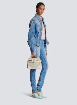 Fashion B-Buzz 23 Leather And Canvas Bag Women Shoulder Bags|Crossbody Bags
