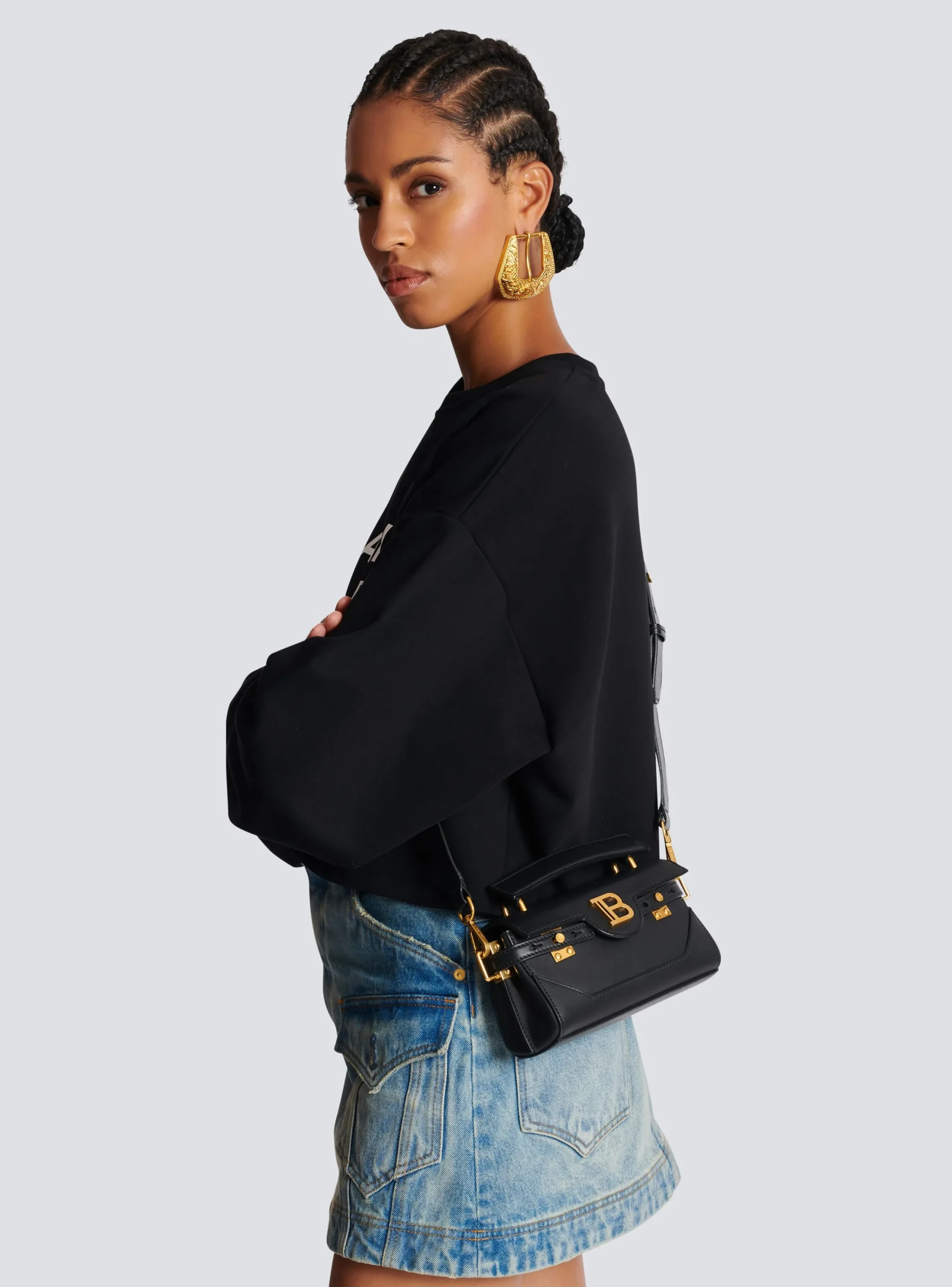 New B-Buzz 19 Leather Bag Women Mini Bags|Shoulder Bags
