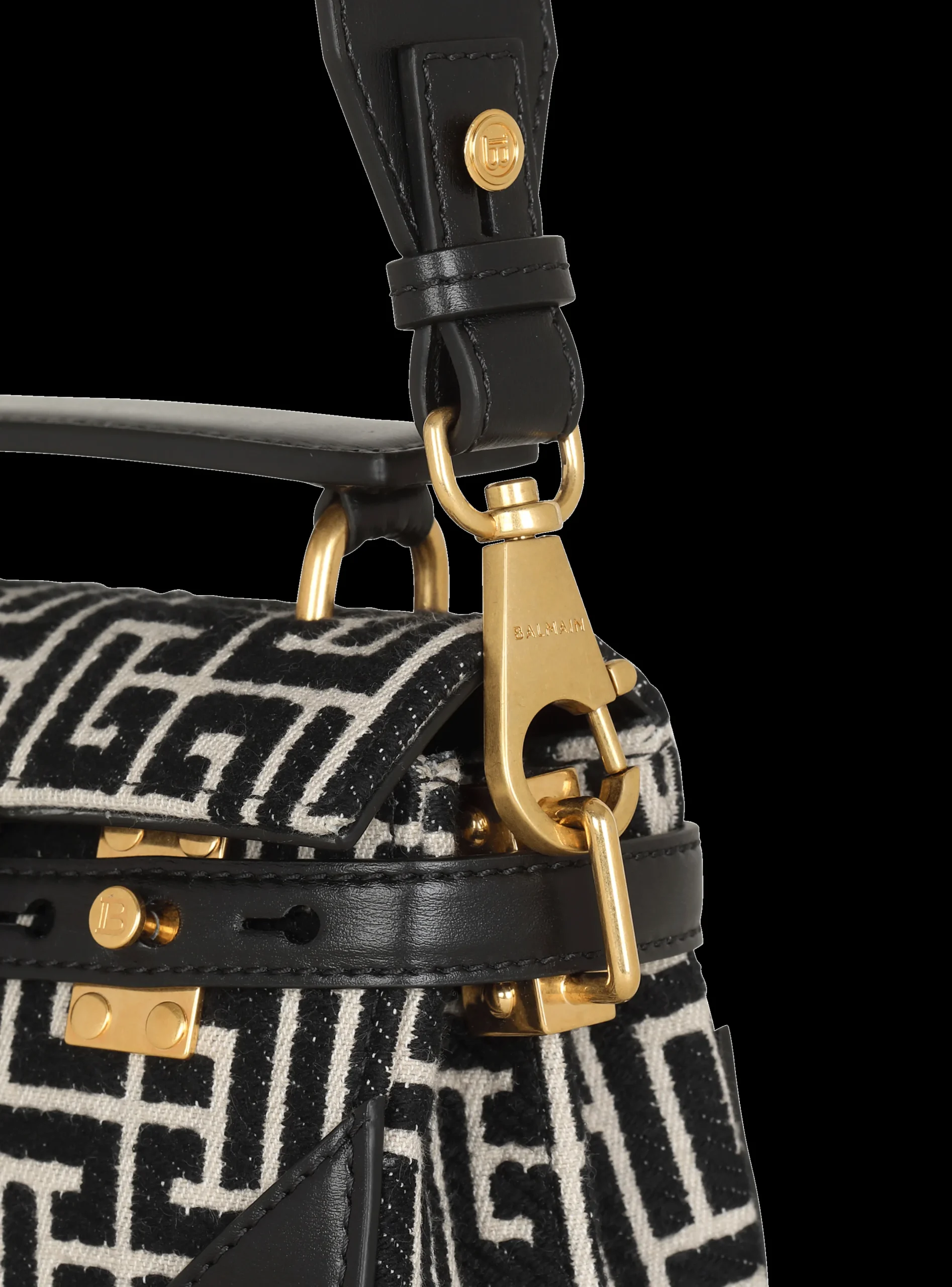 Store B-Buzz 19 Leather Bag With Jacquard Monogram Women Mini Bags|Shoulder Bags