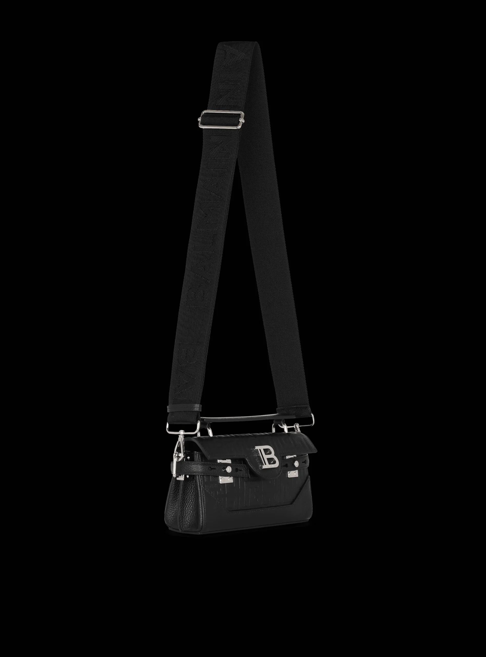 Shop B-Buzz 19 Monogrammed Canvas And Leather Bag Cross-Body Bags