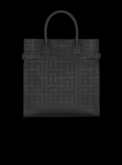 Discount B-Buzz 36 Monogrammed Canvas And Leather Tote Bag&nbsp; Bags And Backpacks