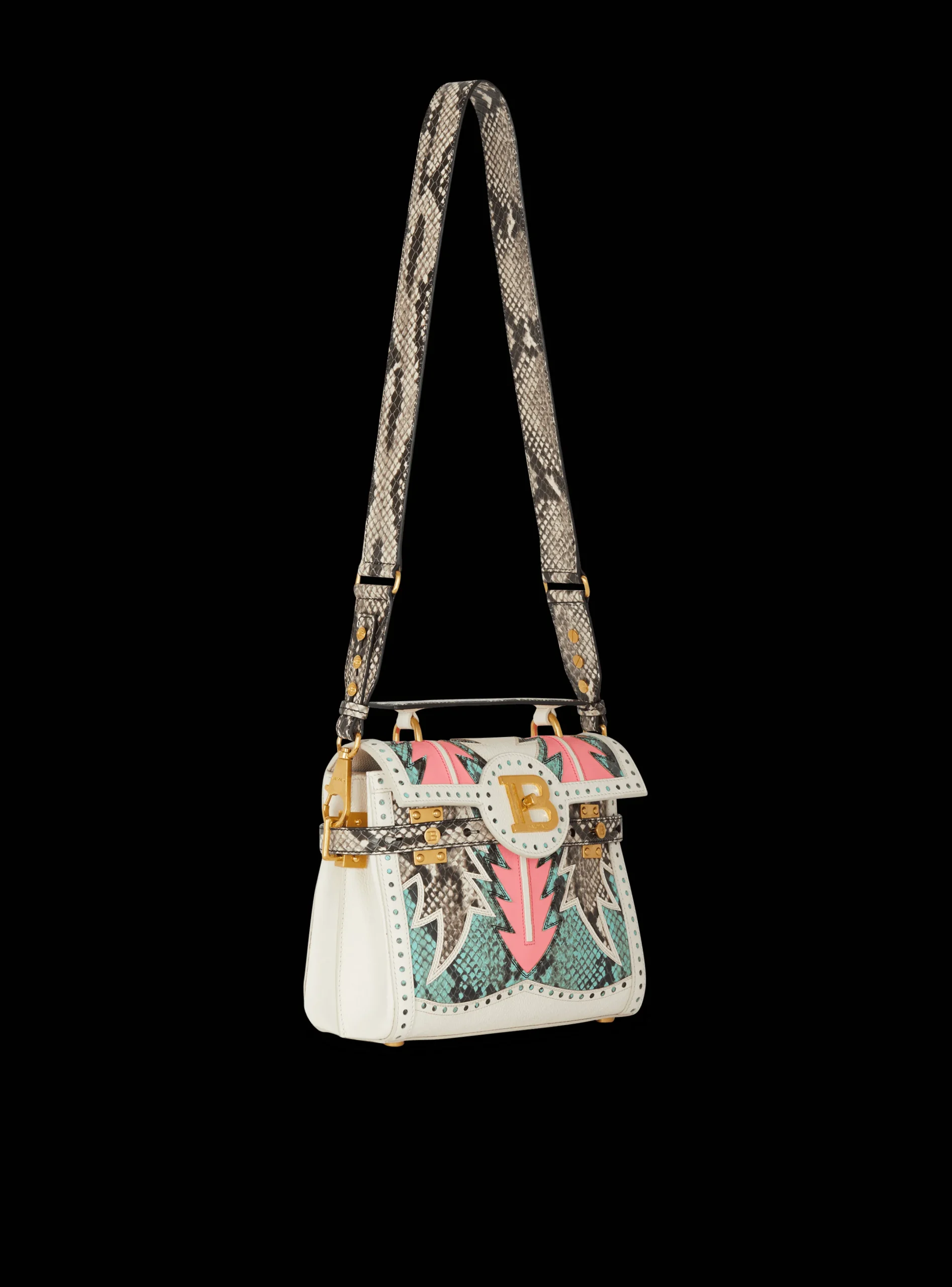 New B-Buzz 23 Patchwork Leather Bag Women Shoulder Bags|Crossbody Bags