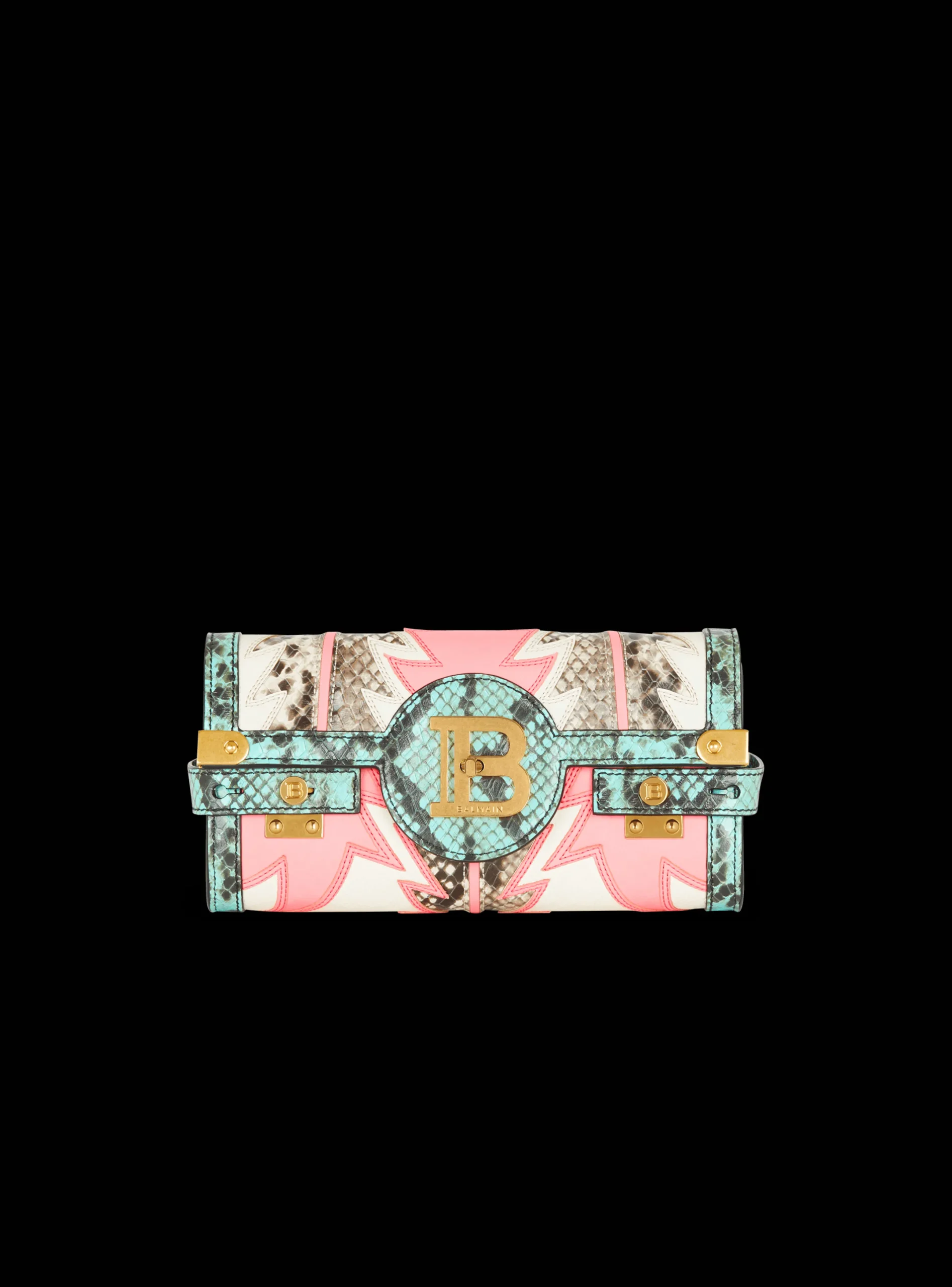 Shop B-Buzz 23 Pouch Patchwork Leather Clutch Women Mini Bags|Shoulder Bags