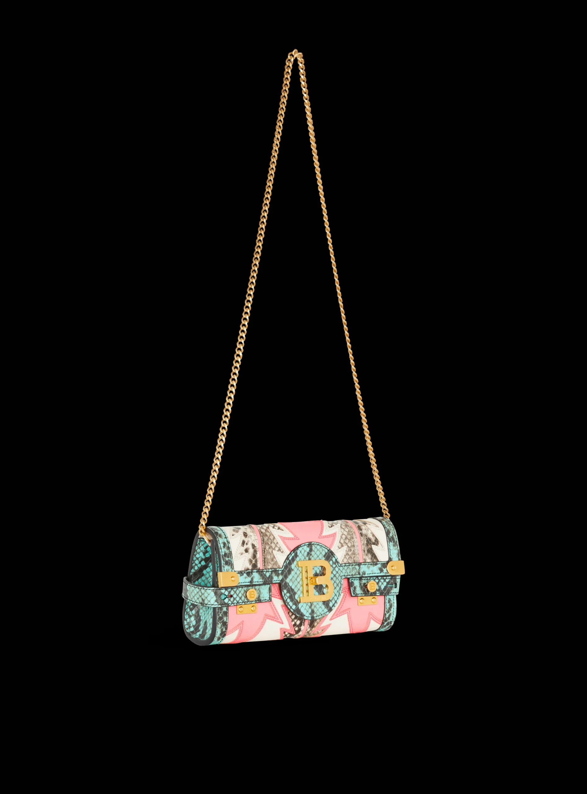 Shop B-Buzz 23 Pouch Patchwork Leather Clutch Women Mini Bags|Shoulder Bags
