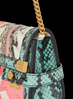 Shop B-Buzz 23 Pouch Patchwork Leather Clutch Women Mini Bags|Shoulder Bags