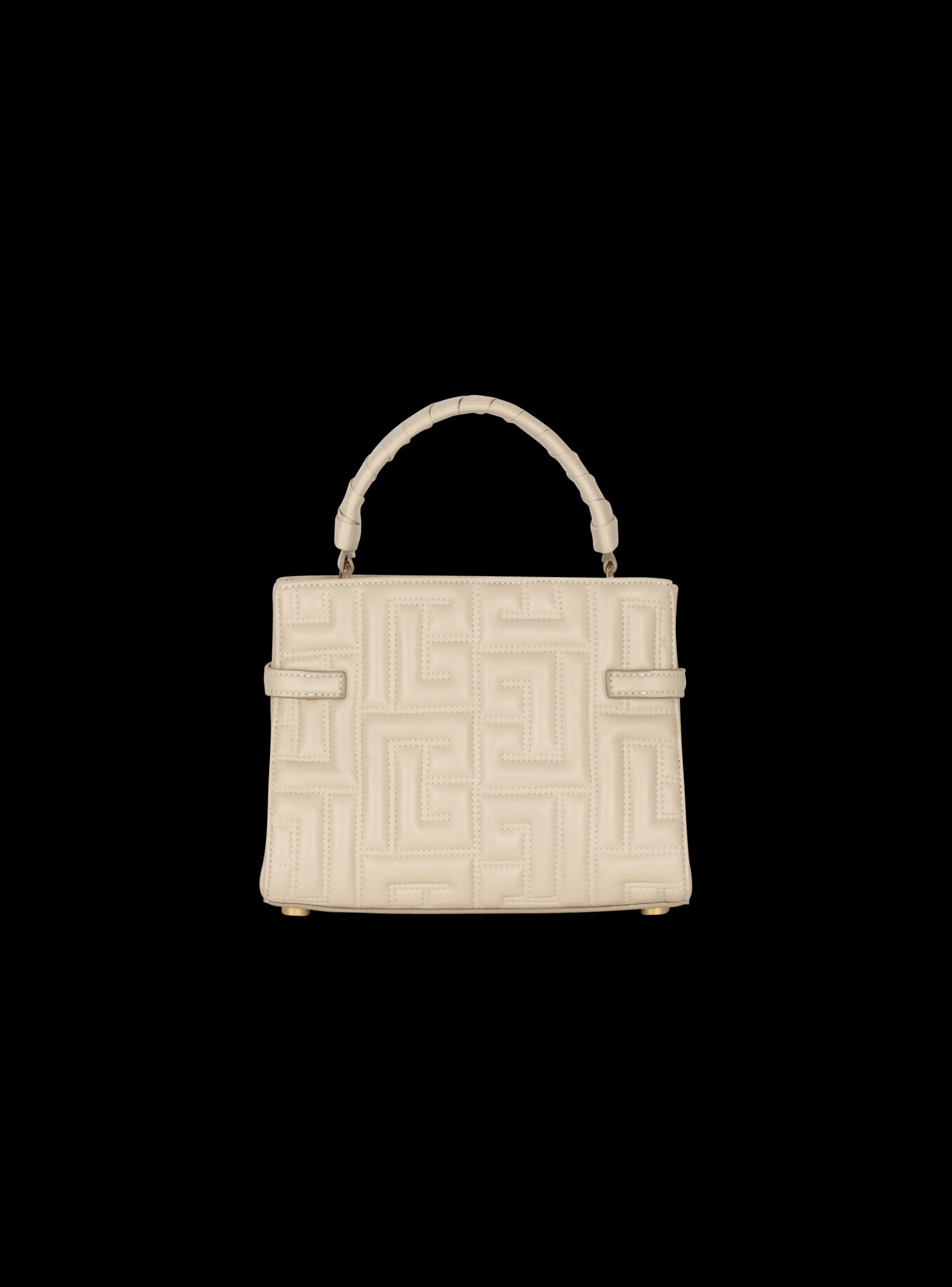 Shop B-Buzz 22 Top Handle Bag In Monogram Quilted Leather Women Shoulder Bags|Crossbody Bags