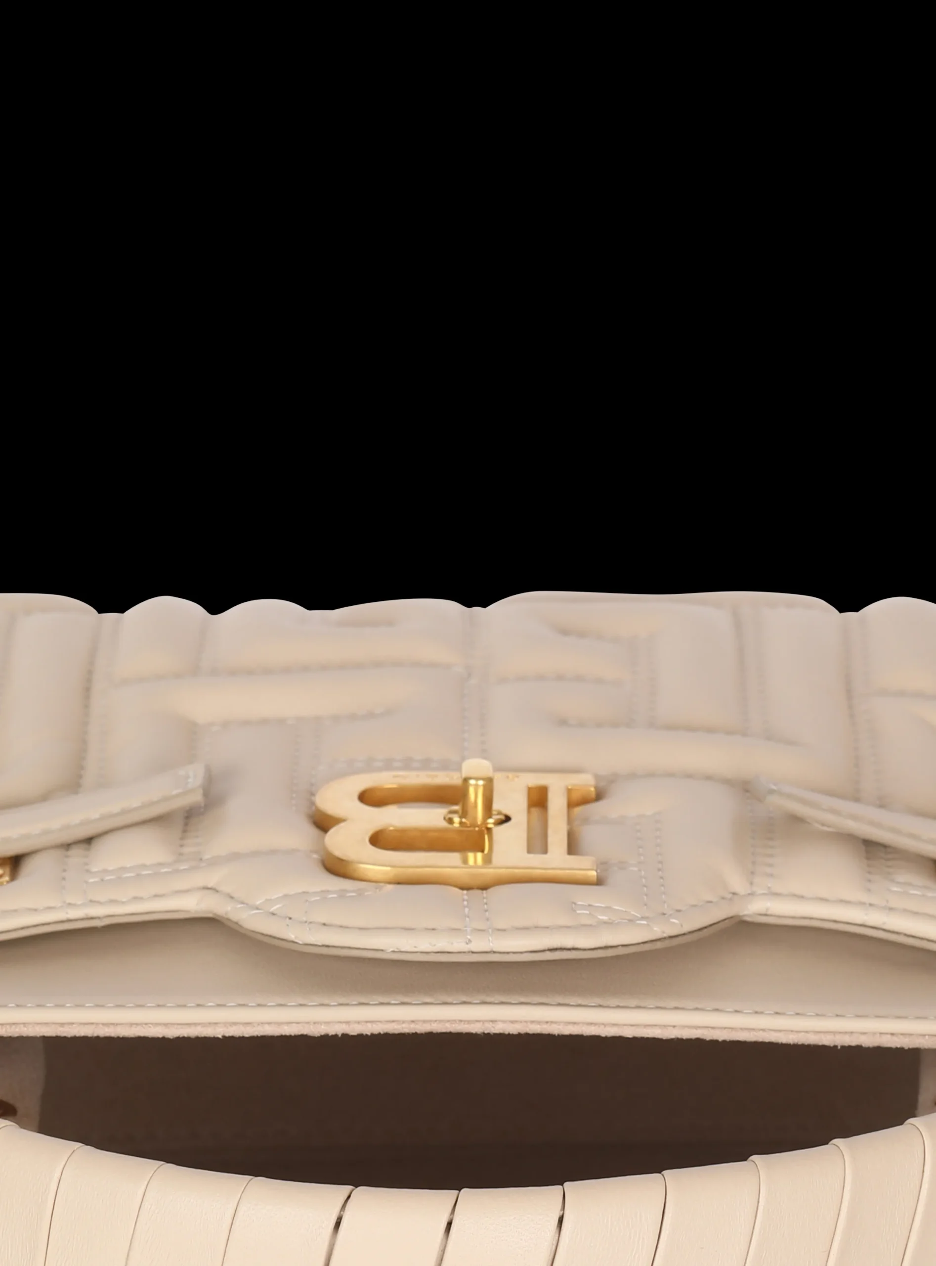 Shop B-Buzz 22 Top Handle Bag In Monogram Quilted Leather Women Shoulder Bags|Crossbody Bags