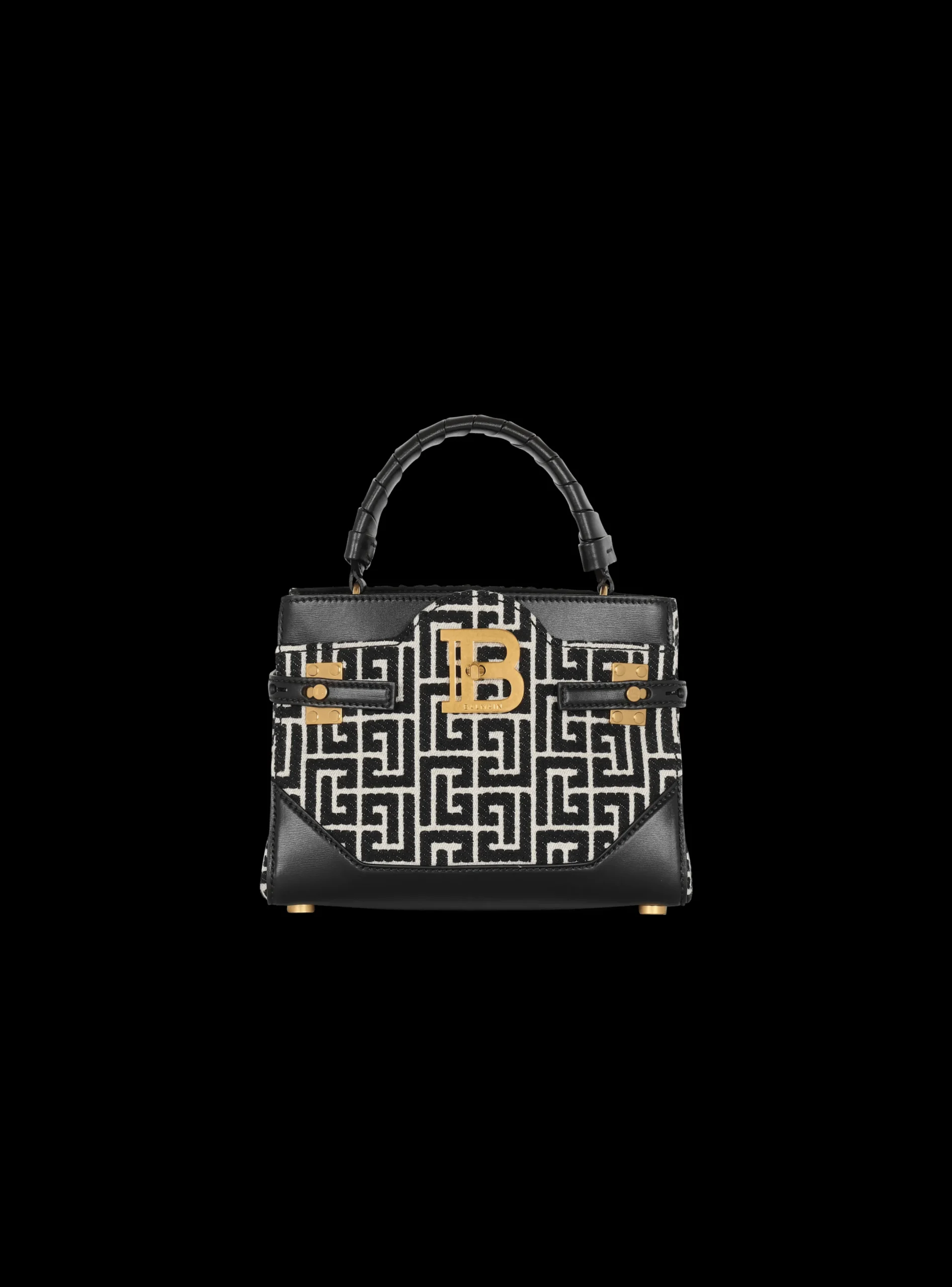 Best B-Buzz 22 Top Handle Bag In Leather With Jacquard Monogram Women Shoulder Bags|Crossbody Bags