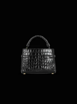 Online B-Buzz 22 Top-handle Bag In Crocodile-print Leather Women Shoulder Bags|Crossbody Bags