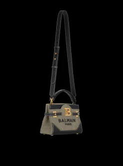 Flash Sale B-Buzz 22 Top-handle Bag In Canvas And Leather Women Shoulder Bags|Crossbody Bags