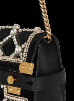 Cheap B-Buzz 23 Velvet And Pearl Clutch Women Mini Bags|Shoulder Bags