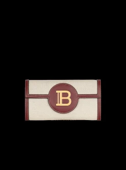 Cheap B-Buzz Canvas And Leather Wallet Women Small Leather Goods