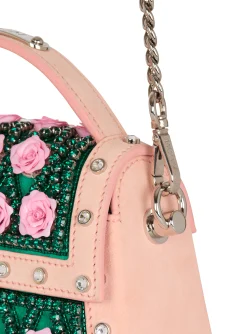 Best Sale B-Buzz Dynasty Bag Embroidered With Grid And Roses Bags