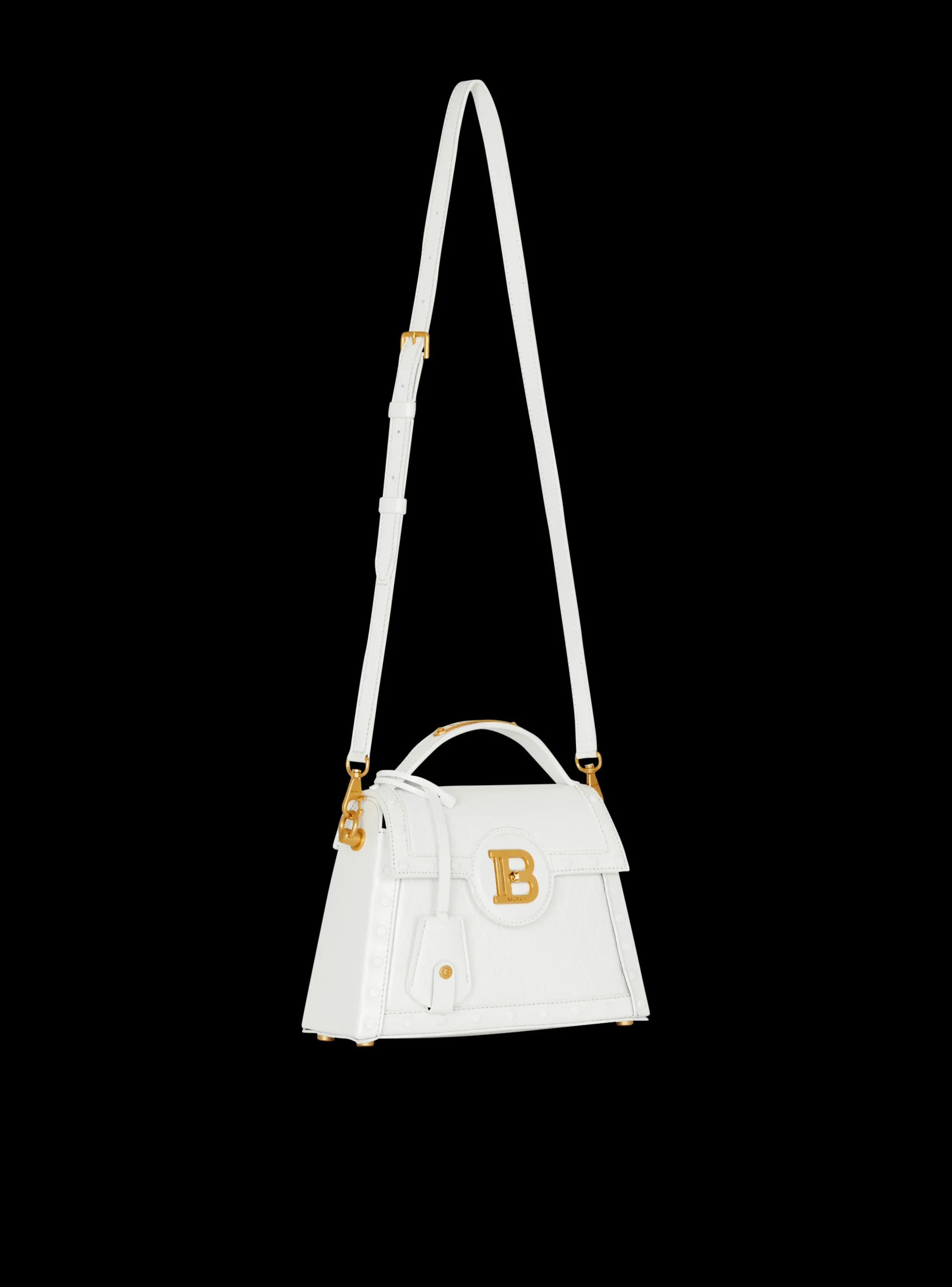 New B-Buzz Dynasty Bag In Grid-embossed Calfskin Women Shoulder Bags|Crossbody Bags