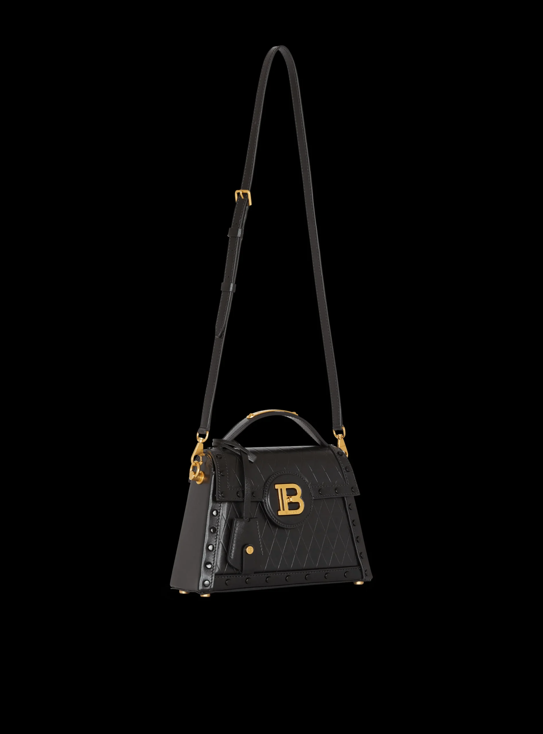 Shop B-Buzz Dynasty Bag In Grid-embossed Calfskin Women Shoulder Bags|Crossbody Bags