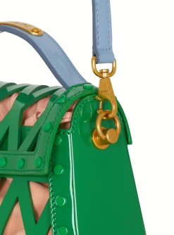 Discount B-Buzz Dynasty Bag In Patent Leather With An Openwork Grid Motif Women Shoulder Bags|Crossbody Bags