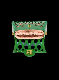 Discount B-Buzz Dynasty Bag In Patent Leather With An Openwork Grid Motif Women Shoulder Bags|Crossbody Bags