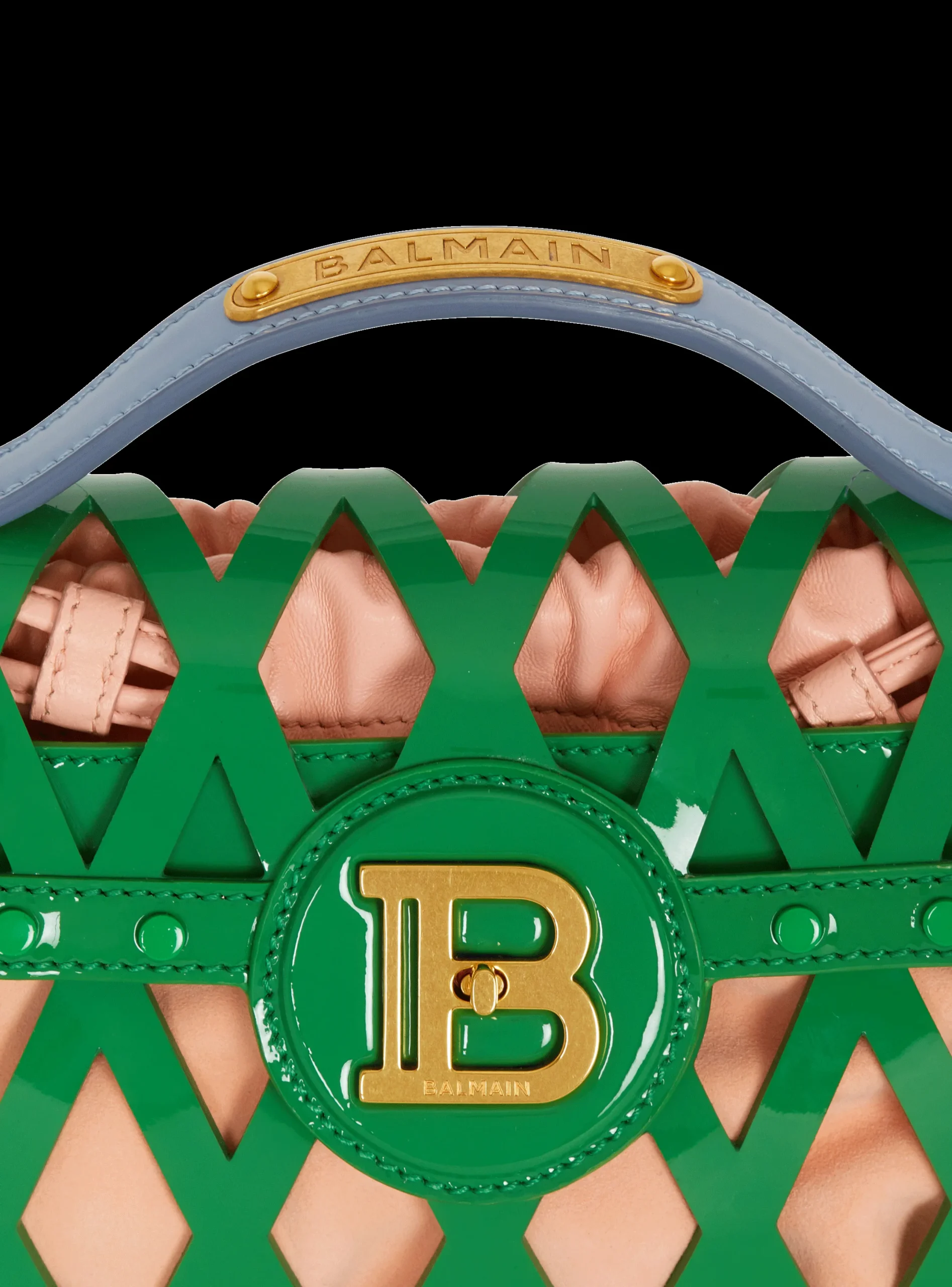 Discount B-Buzz Dynasty Bag In Patent Leather With An Openwork Grid Motif Women Shoulder Bags|Crossbody Bags