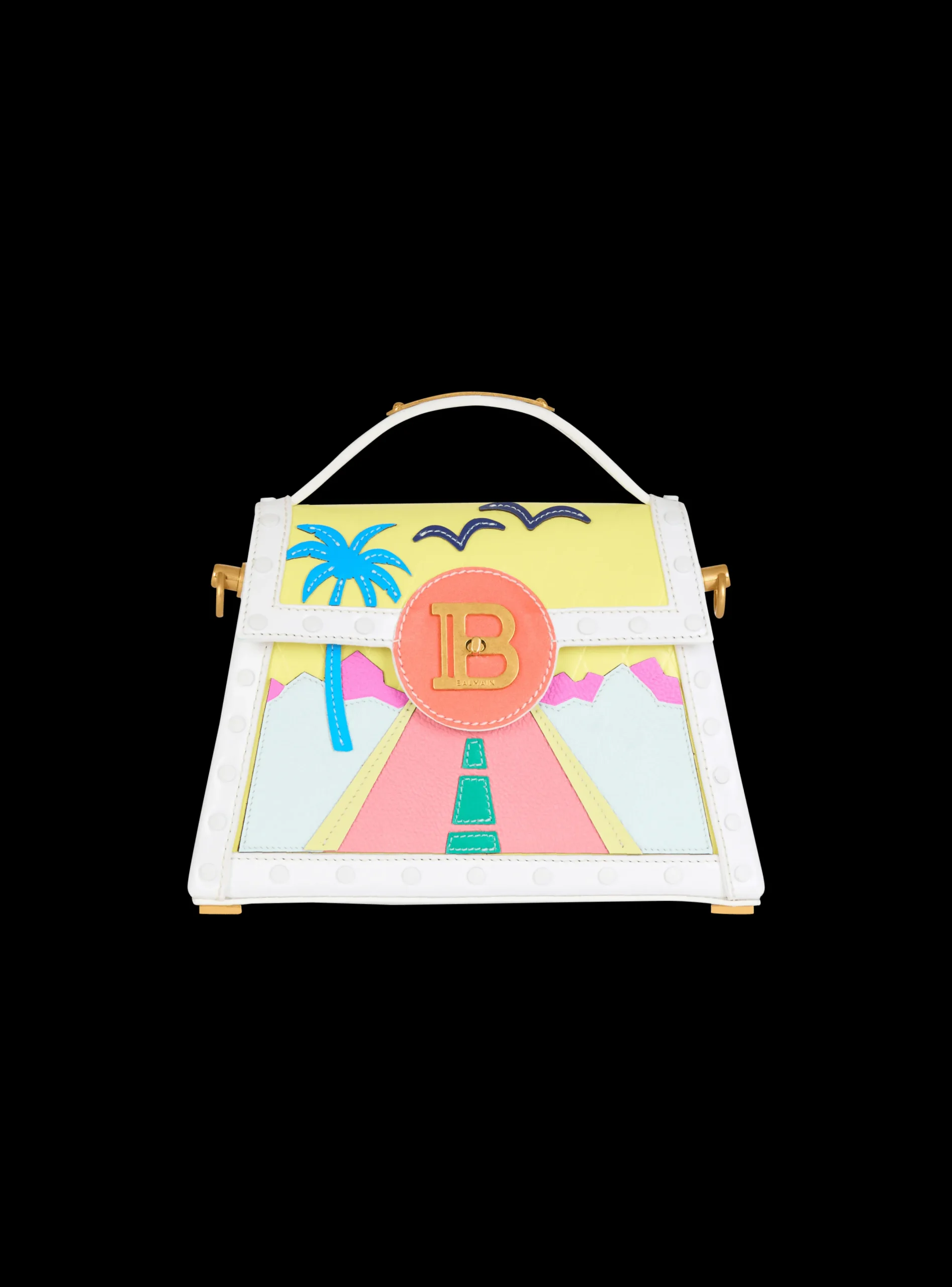 Cheap B-Buzz Dynasty Calfskin And Postcard Patchwork Bag Women Crossbody Bags|Handbags