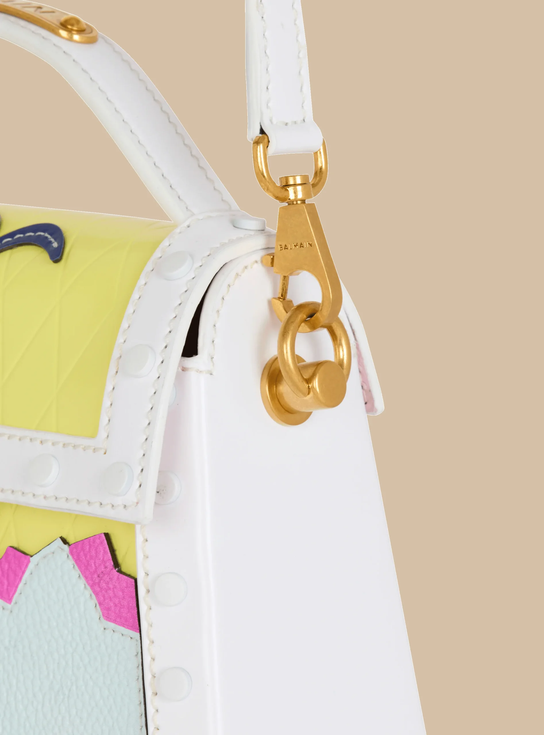 Cheap B-Buzz Dynasty Calfskin And Postcard Patchwork Bag Women Crossbody Bags|Handbags