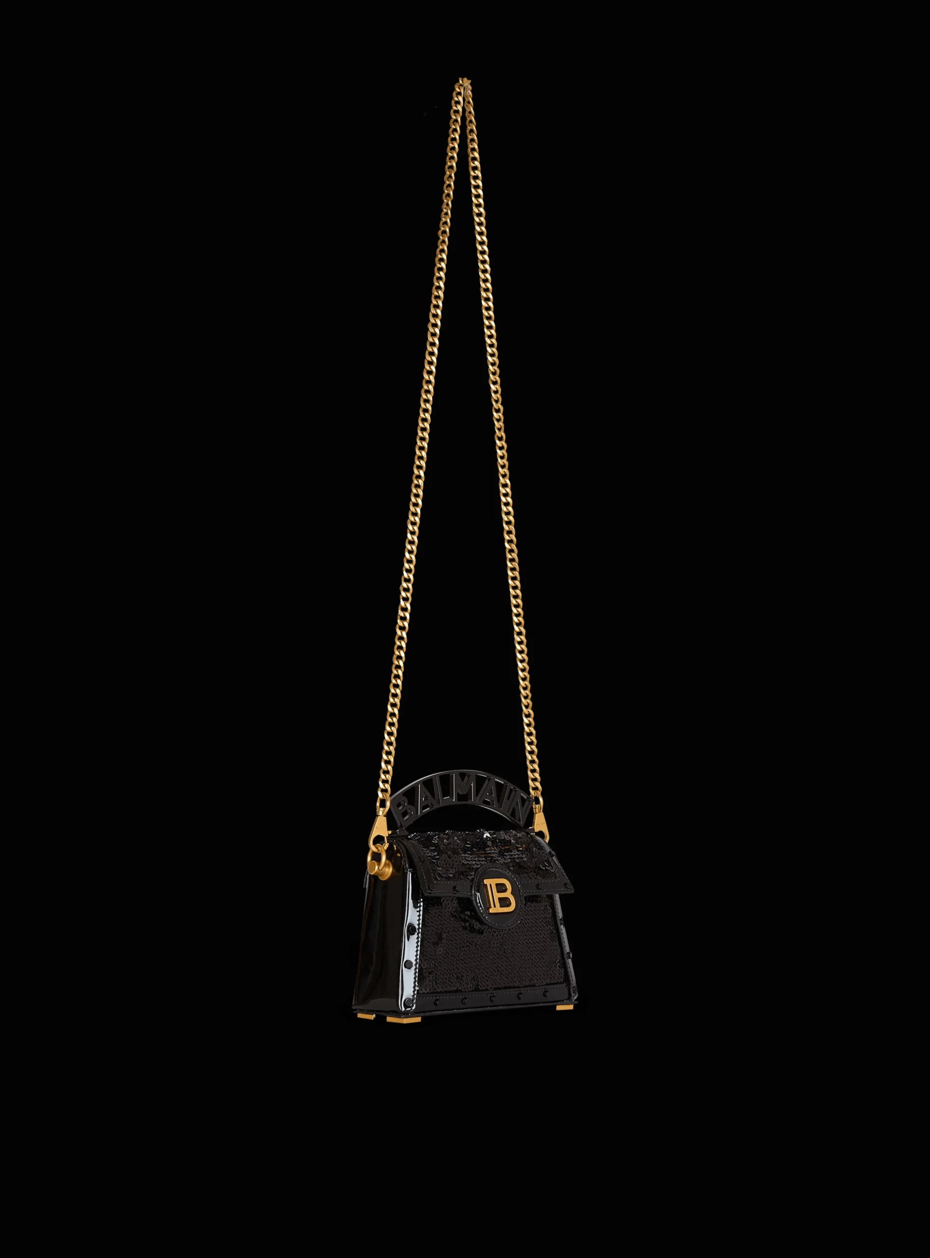 Cheap B-Buzz Dynasty Small Bag In Patent Leather And Sequins Women Crossbody Bags|Handbags