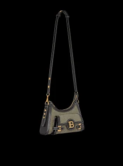 Best Sale B-Buzz Hobo Bag In Leather And Canvas Women Shoulder Bags|Crossbody Bags