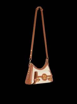 New B-Buzz Hobo Bag In Leather And Canvas Bags