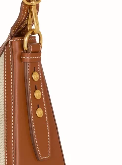 New B-Buzz Hobo Bag In Leather And Canvas Bags