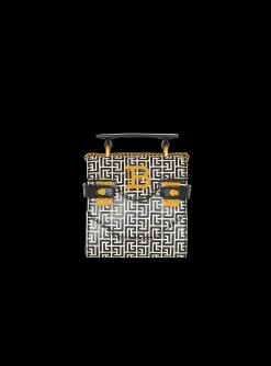 Best B-Buzz Mini 12 Bag In Embossed Calfskin With A PB Labyrinth Monogram Women Mini Bags|Shoulder Bags