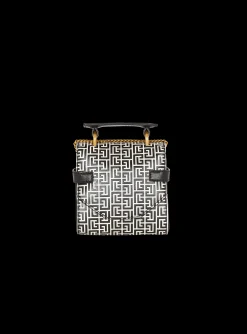 Best B-Buzz Mini 12 Bag In Embossed Calfskin With A PB Labyrinth Monogram Women Mini Bags|Shoulder Bags