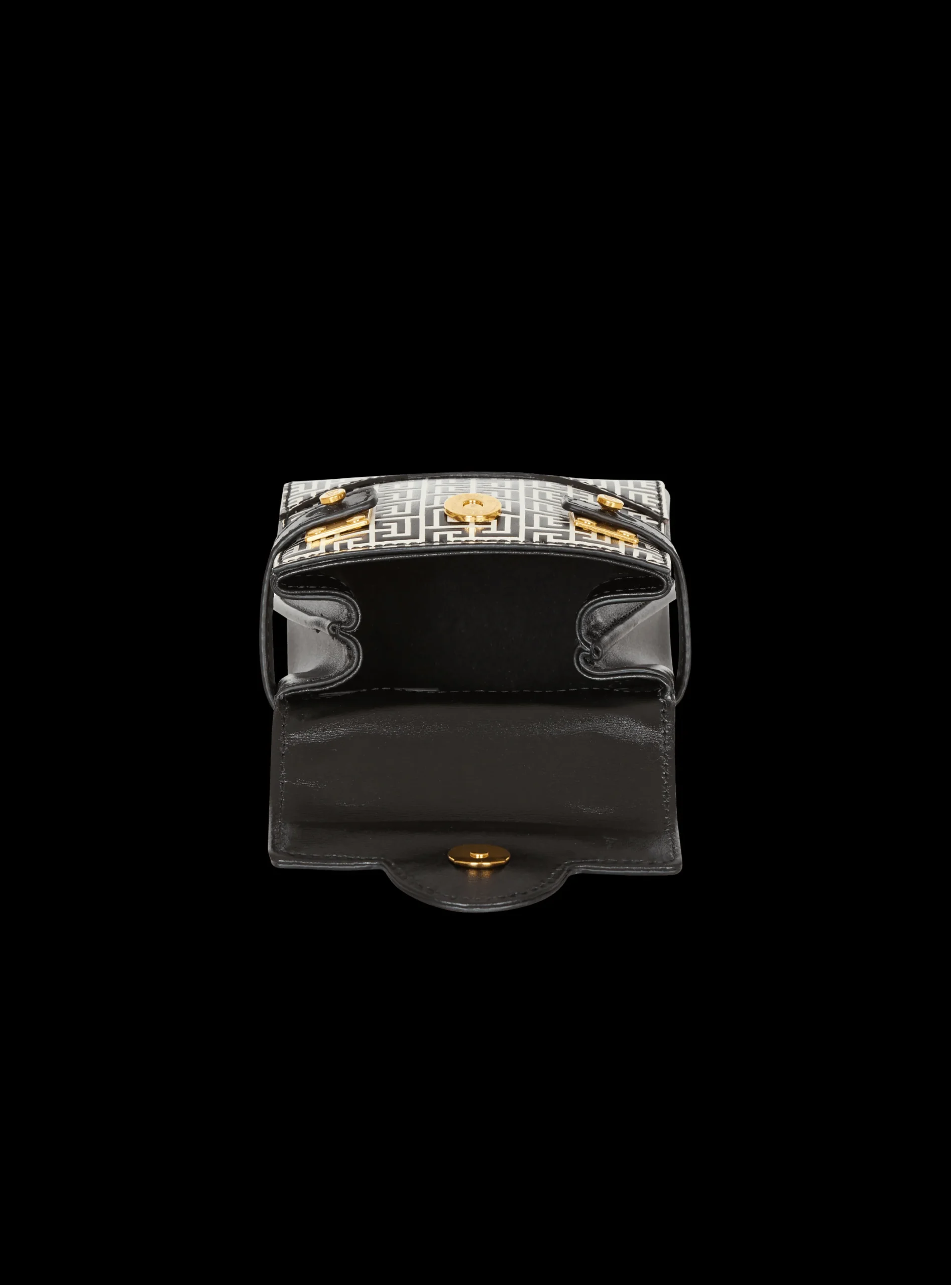 Best B-Buzz Mini 12 Bag In Embossed Calfskin With A PB Labyrinth Monogram Women Mini Bags|Shoulder Bags