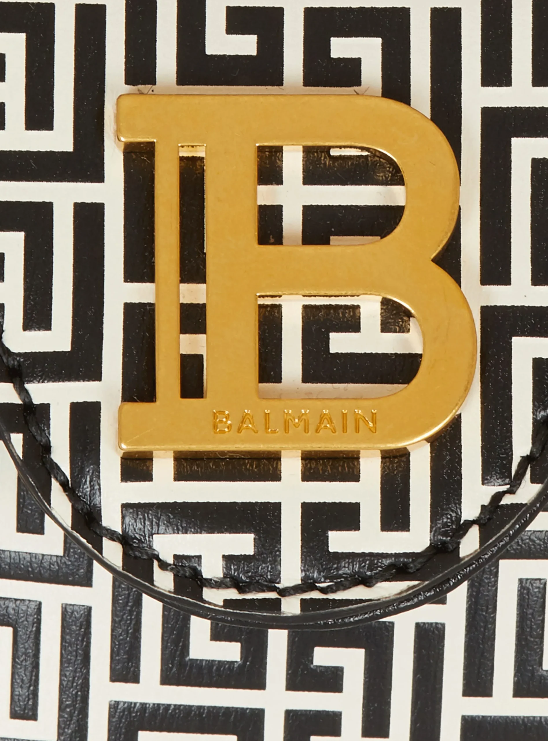 Best B-Buzz Mini 12 Bag In Embossed Calfskin With A PB Labyrinth Monogram Women Mini Bags|Shoulder Bags