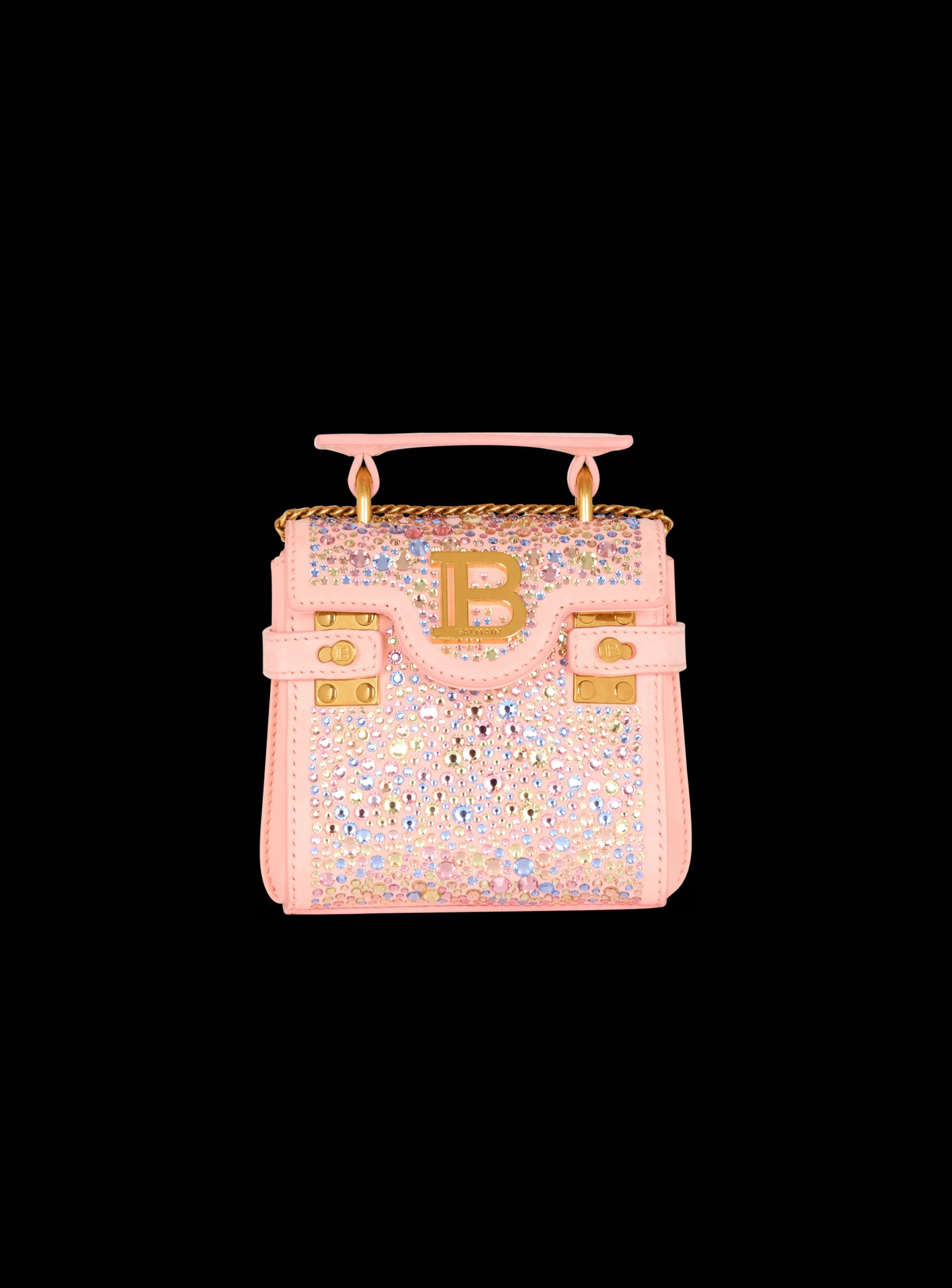 Outlet B-Buzz Mini 12 Bag In Suede And Rhinestones Women Shoulder Bags|Crossbody Bags