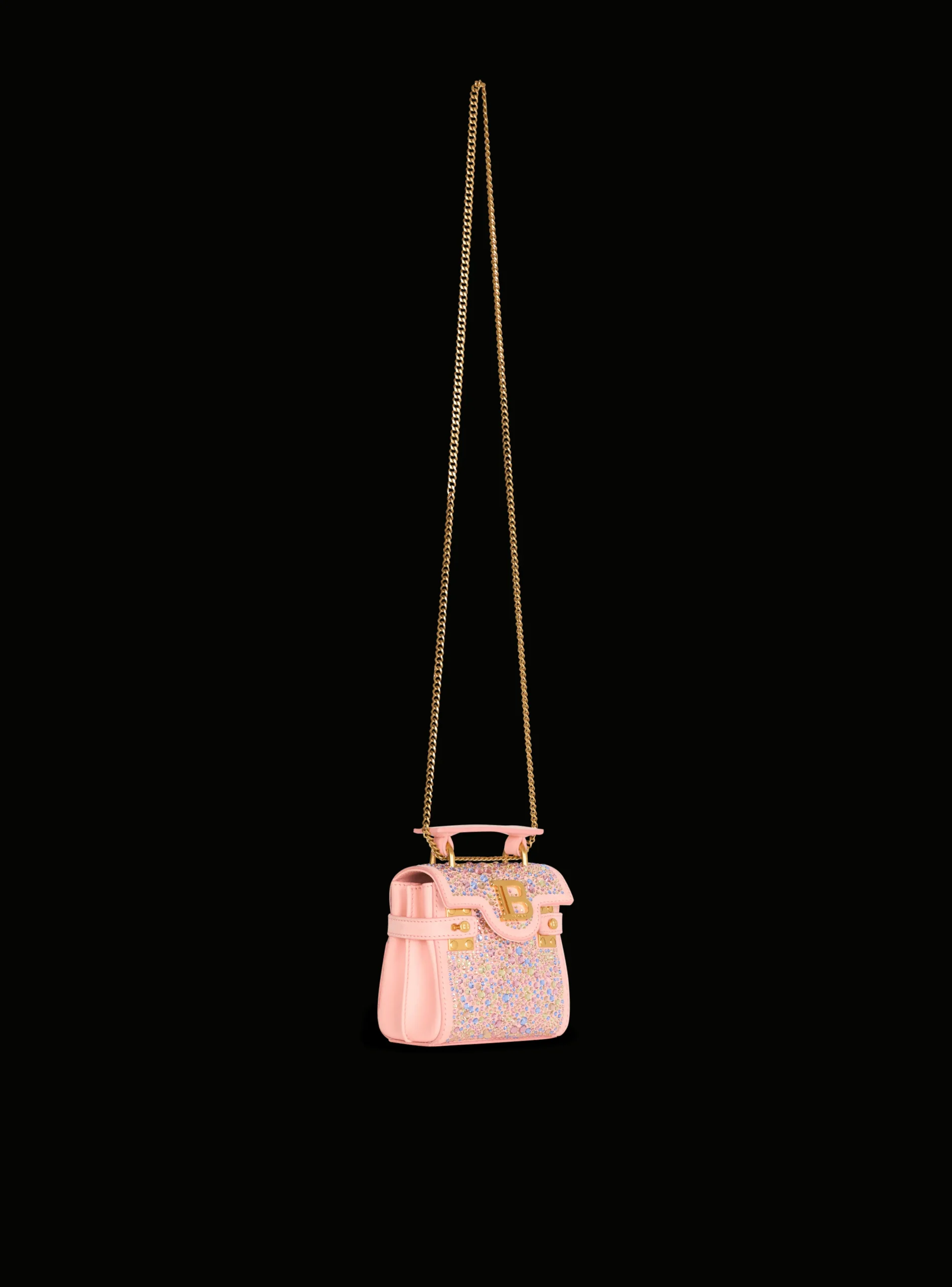 Outlet B-Buzz Mini 12 Bag In Suede And Rhinestones Women Shoulder Bags|Crossbody Bags