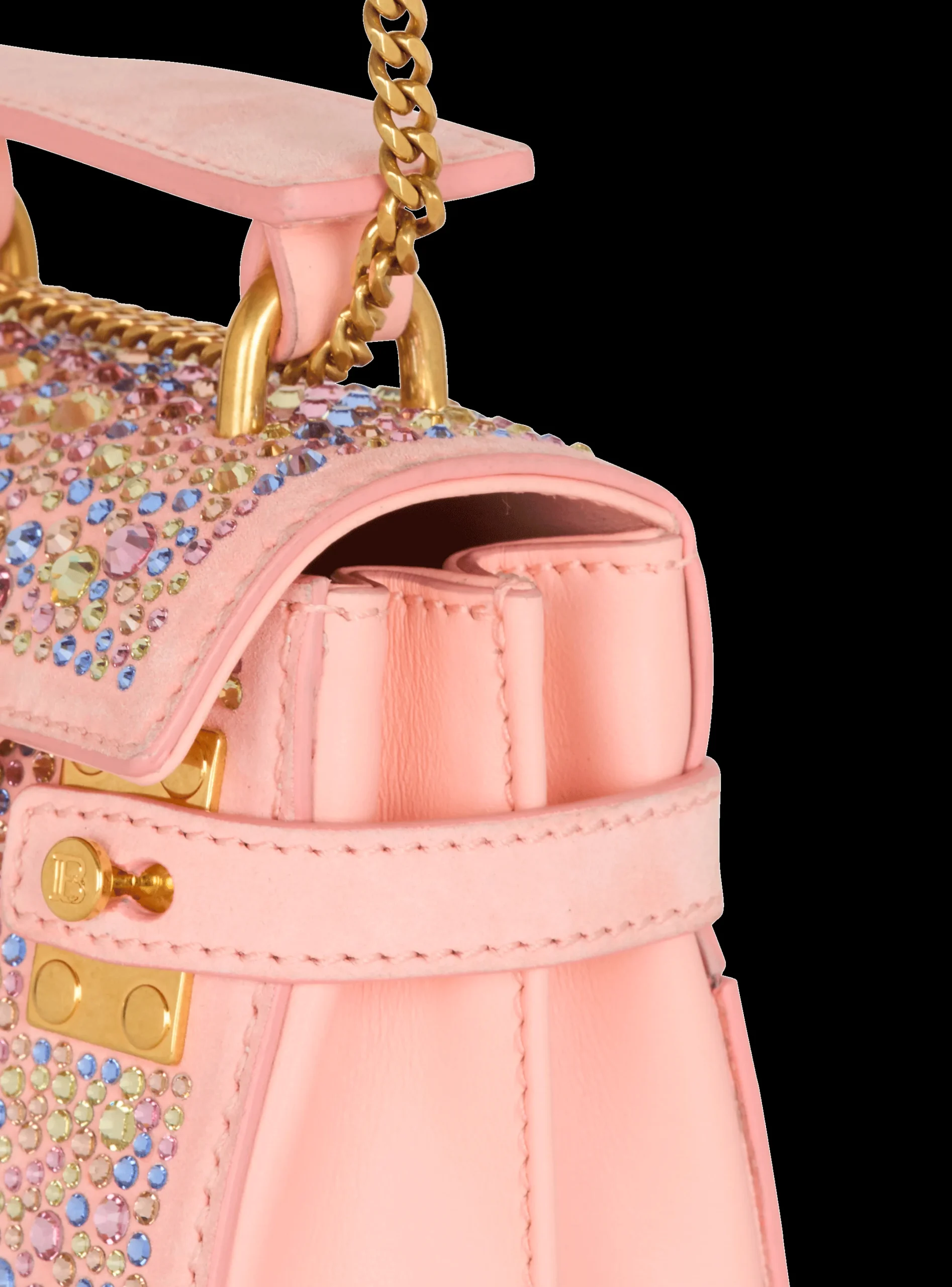 Outlet B-Buzz Mini 12 Bag In Suede And Rhinestones Women Shoulder Bags|Crossbody Bags